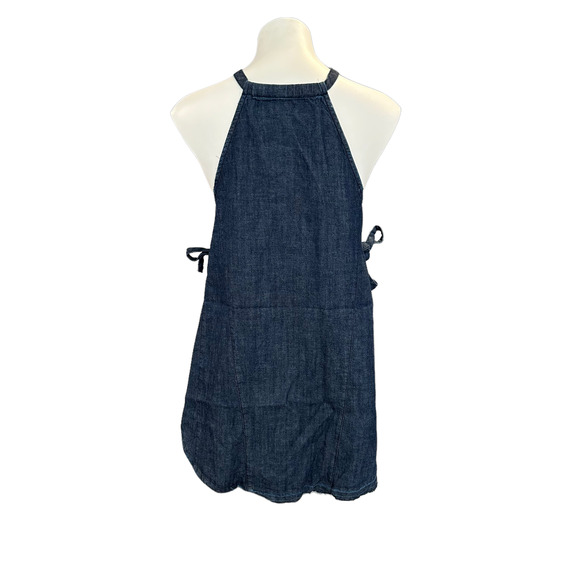 Free People Isabella Denim Jean Tunic Dress in Dark Wash Dusty Blue Size XS - Picture 7 of 9